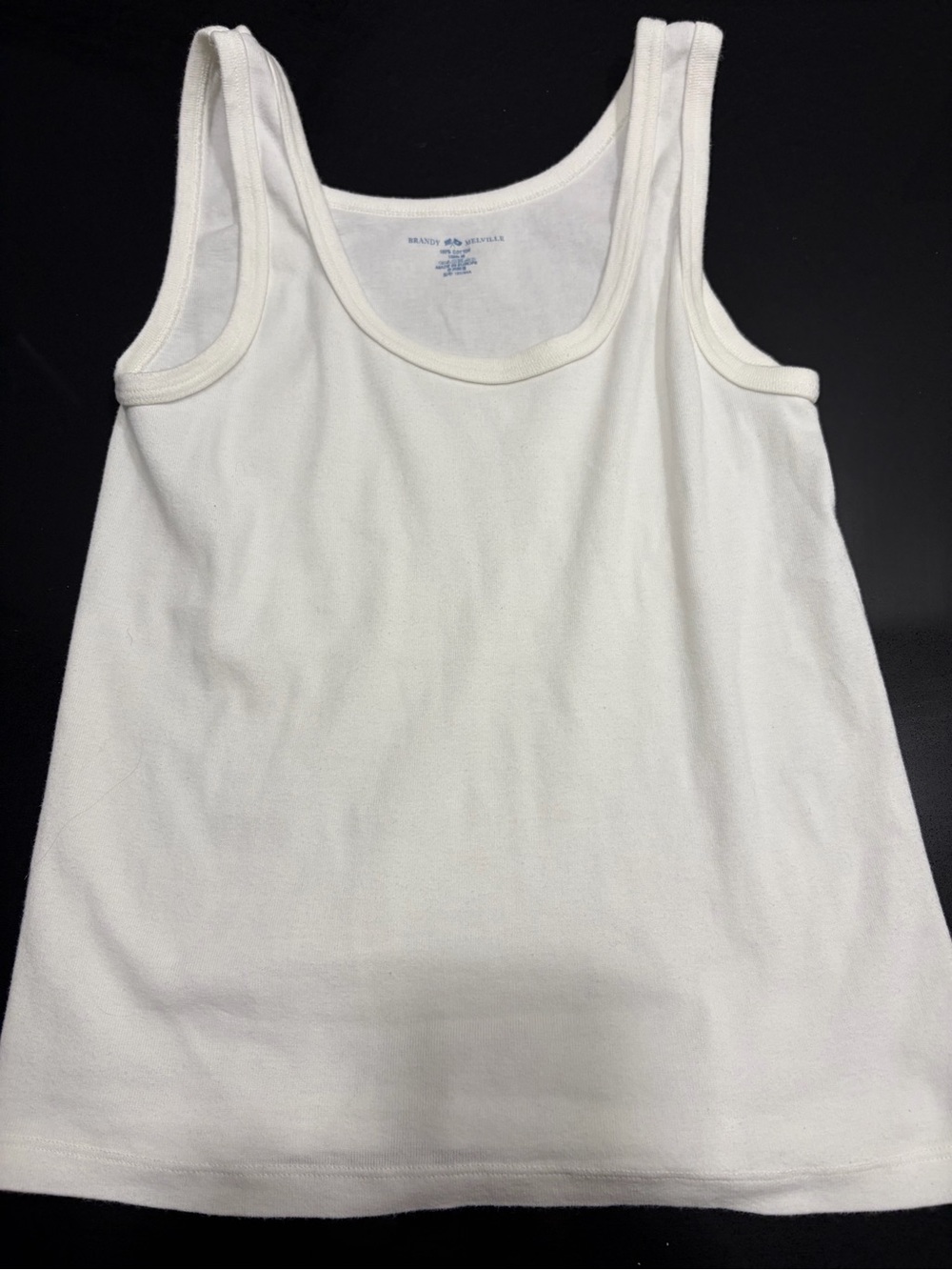 White Brandy Melville 100% cotton Tank Top